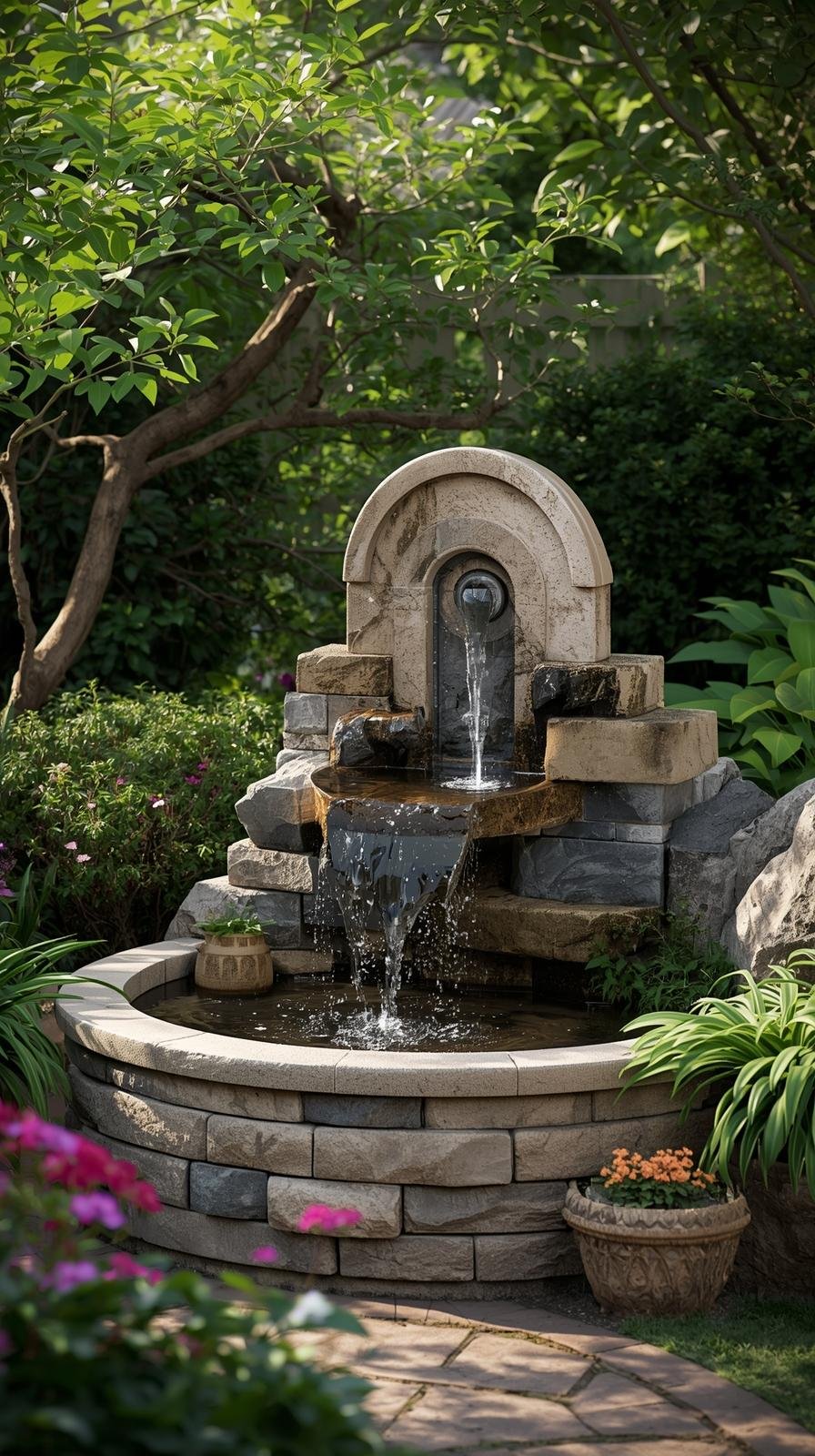 شركة تصميم شلالات ونوافير في جازان 